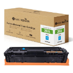 G&G Image 21282 Toner cartridge cyan with chip, 1.25K pages (replaces HP 207A/W2211A) for HP M 283