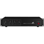 Monacor PA-1450D audio amplifier 4.0 channels Performance/stage Black