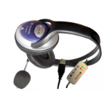 Dynamode Skype Stereo ClearSound headphone with Mic. Headset Wired Calls/Music