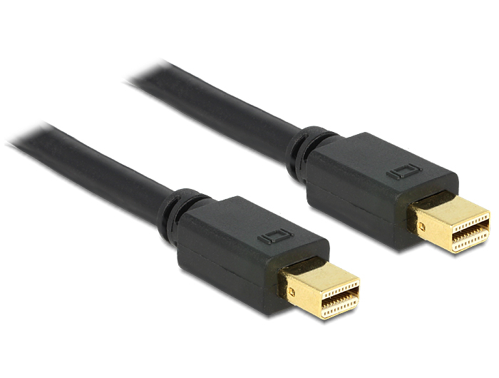 Image of DeLOCK 83473 DisplayPort cable 1 m Mini DisplayPort Black