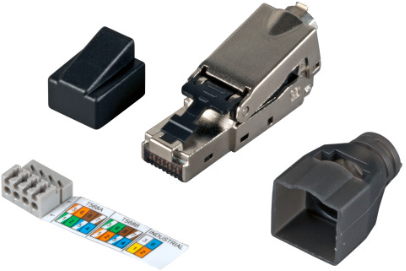 Microconnect KON027 wire connector RJ45 Black