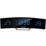 Blaupunkt CR12BK radio Clock Digital Black, Silver