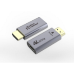 Microconnect HDMIUSB3.2A video cable adapter HDMI Type A (Standard) Black, Silver