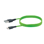 Schwaiger LPRO520 501 USB cable USB 3.2 Gen 1 (3.1 Gen 1) 1.2 m USB A USB C Green