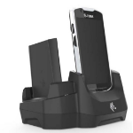 Zebra CRD-TC5X-2SETH-02 charging station organizer Freestanding Plastic Black
