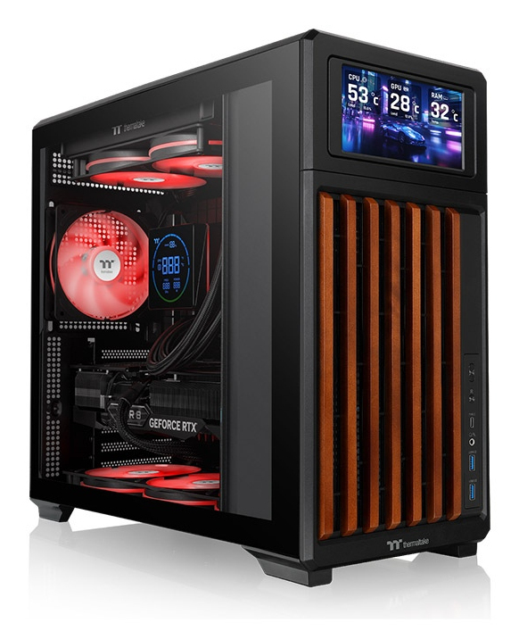 Thermaltake TR300 WS Midi Tower Black. Wood
