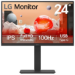 LG 24BA750-B computer monitor 60.5 cm (23.8") 1920 x 1080 pixels Full HD LCD Tabletop Black