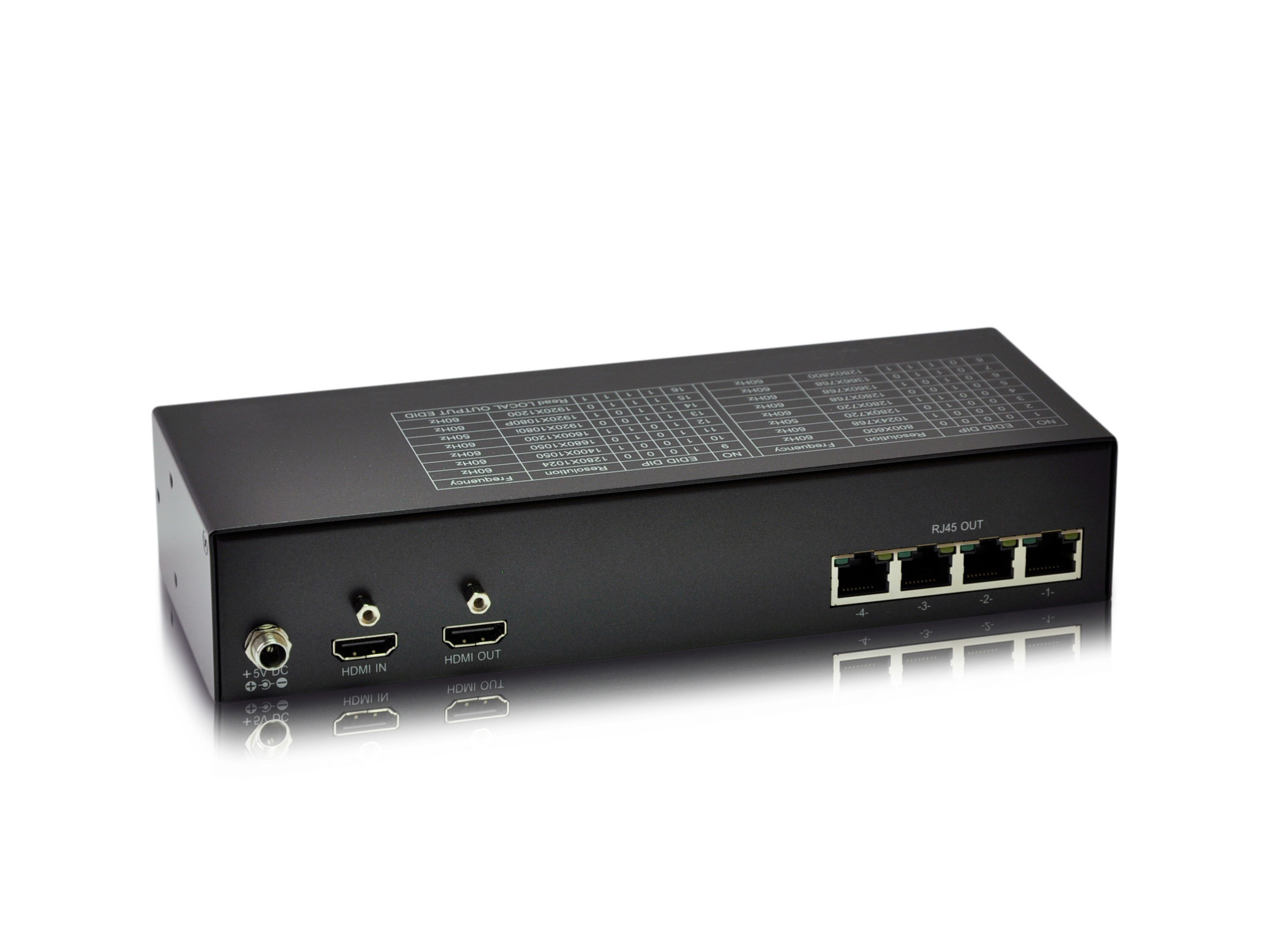 Image of LevelOne HDMI over Cat.5 Transmitter, 300m, 4 Channel Outputs