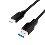 LogiLink CU0168 USB cable 1 m USB 3.2 Gen 1 (3.1 Gen 1) USB A USB C Black