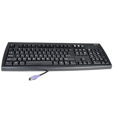 KB.KBP03.319 keyboard PS/2 QWERTY Portuguese Black