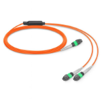 Axiom ONS-MPO16-2X8-2-AX InfiniBand/fibre optic cable 78.7" (2 m) MPO-16 2x MPO OFNP Orange