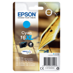 Epson C13T16324012/16XL Ink cartridge cyan high-capacity XL, 450 pages 6,5ml for Epson WF 2010/2660/2750