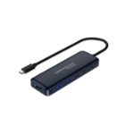 Hypertec ProDock - 6-in-1 USB-C Portable Hub. Included 1 x HDMI; 2 x USB-A 3.0 and 3 x USB TYPE-C. 85w power passthrough