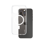 PanzerGlass CARE by ® Flagship Case Transparent Urban Combat w. White MagSafe iPhone 15 Pro Max