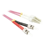 Synergy 21 3.0m OM4 LC - ST fibre optic cable 3 m Purple