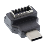 InLine USB 3.2 adapter, USB-C male to internal USB-E front panel socket