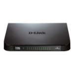 D-Link GO-SW-24G network switch Unmanaged Gigabit Ethernet (10/100/1000) Black