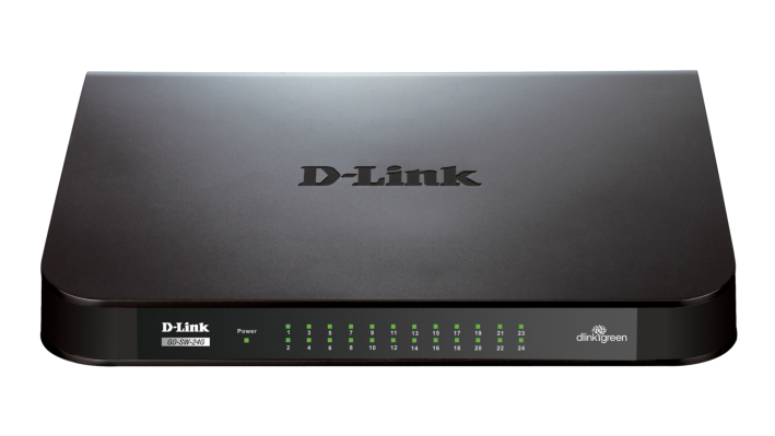 D-Link GO-SW-24G network switch Unmanaged Gigabit Ethernet (10/100/1000) Black