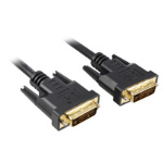 Sharkoon 5m DVI-D to DVI-D (24+1) DVI cable Black