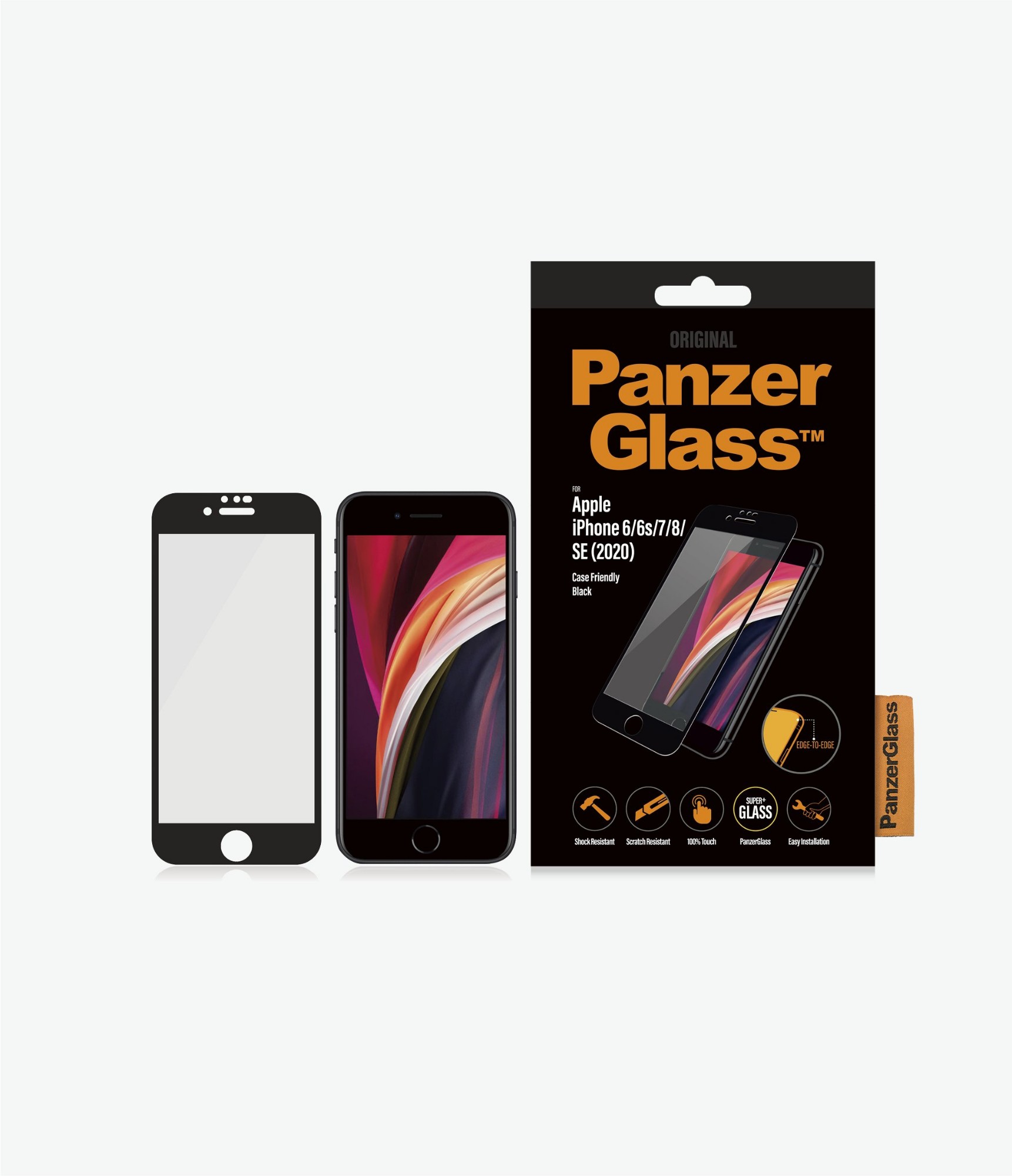 PanzerGlass Apple iPhone 6/6s/7/8/SE (2020) Edge-to-Edge