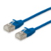 Equip Cat.6A F/FTP Slim Patch Cable, 10m, Blue