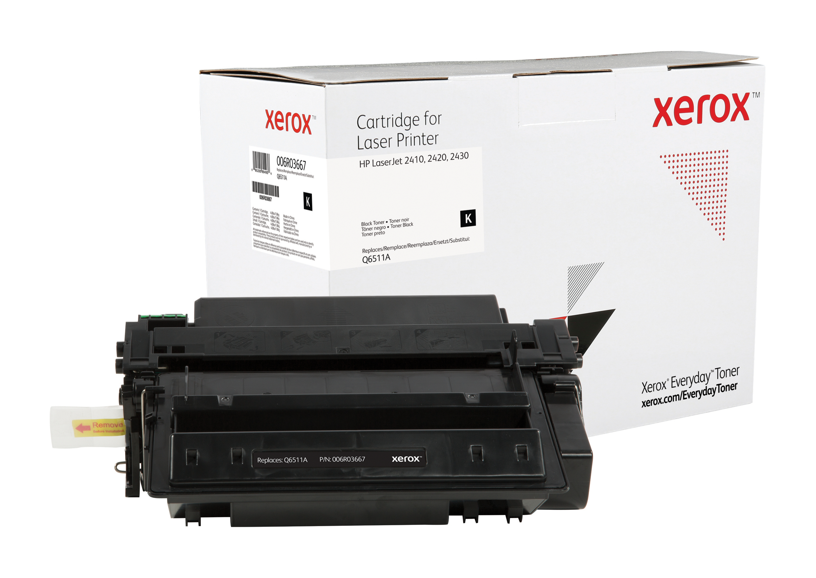 Image of Xerox 006R03667 Toner cartridge black, 6K pages (replaces HP...