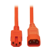 Tripp Lite P018-002-AOR power cable Orange 23.6" (0.6 m) C14 coupler C15 coupler