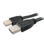 Comprehensive Pro AV/IT, 50ft USB cable 600" (15.2 m) USB 2.0 USB A USB B Black