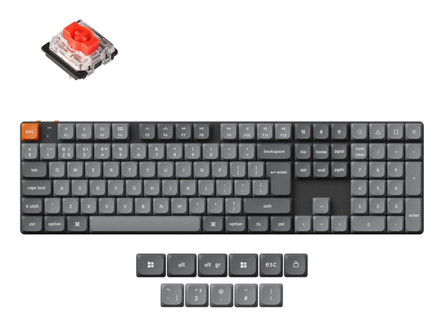 K5 Max keyboard Universal USB + RF Wireless + Bluetooth QWERT