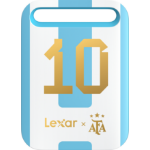 Lexar Air 512GB Portable SSD, Elite Legends Series, up to 390MB/s read and 400MB/s write