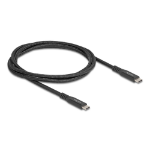 DeLOCK 80024 USB-kabel USB 3.2 Gen 2x2 1 m USB C Zwart