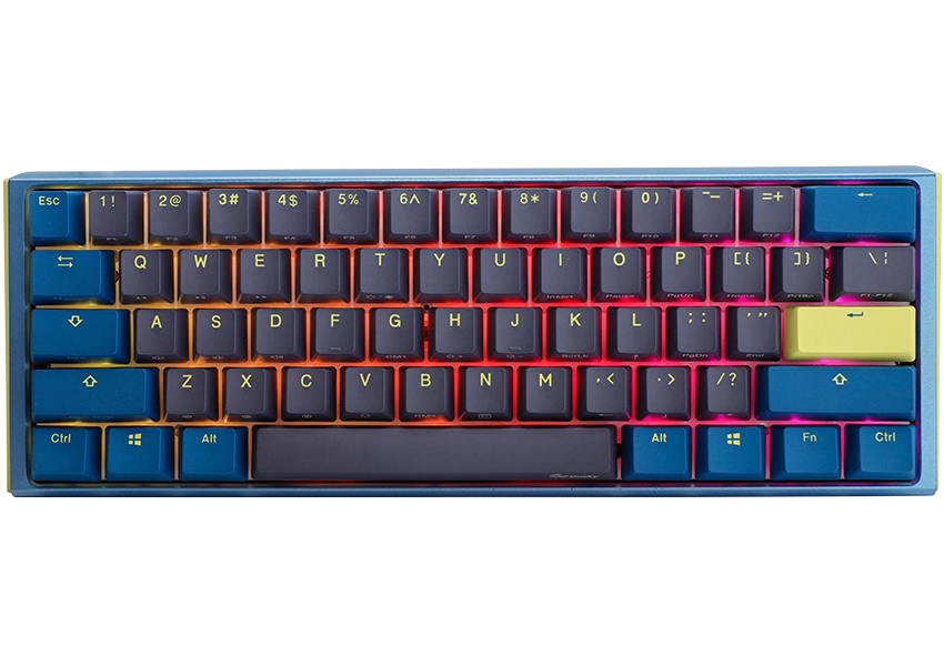 Image of Ducky One3 Daybreak Mini keyboard USB UK International Blue, Grey,...