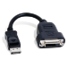 Matrox CAB-DP-DVIF adaptador de cable de vídeo 0,2 m DisplayPort DVI-D Negro