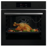AEG 7000 Series SteamCrisp Electric Single Oven - Matt Black