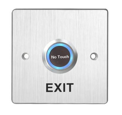 Touch Free Sensor Exit Button  indoor brushed Ali thumbnail