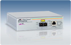 Image of Allied Telesis AT-PC232/POE network media converter 100 Mbit/s 1310 nm