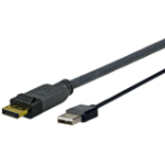 Vivolink PRODPUSB1 video cable adapter 1 m DisplayPort Black