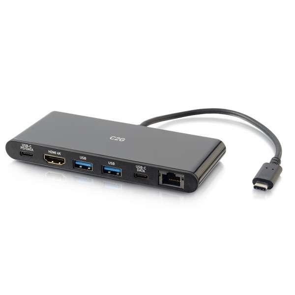 Photos - Other for Laptops C2G USB-C Docking Station with 4K HDMI, Ethernet, USB and Power Delive 888 