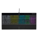 Corsair K55 RGB PRO toetsenbord Gamen USB AZERTY Belgisch Zwart