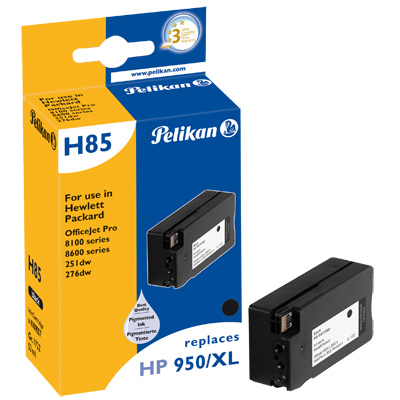 Image of Pelikan 4109057/H85 Ink cartridge black, 2.5K pages ISO/IEC 19752...