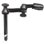 RAM Mounts 8" Upper Pole with Double Swing Arms