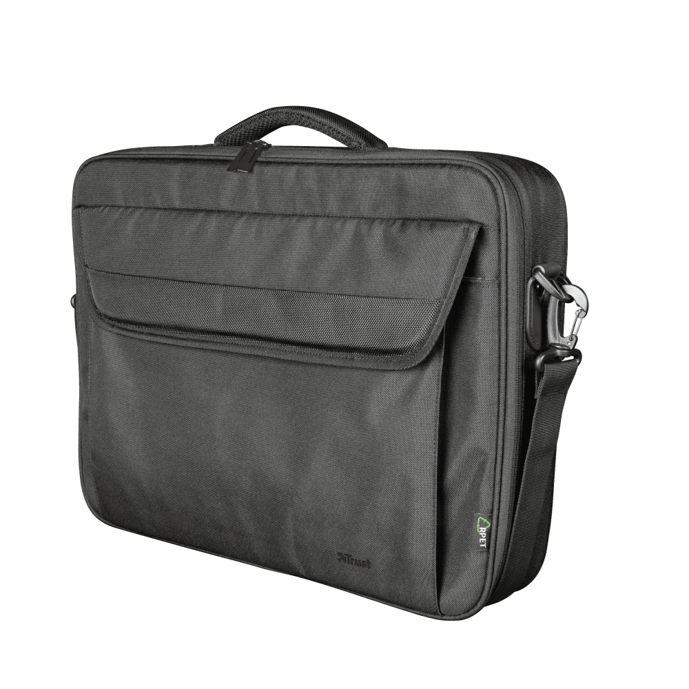 Image of Trust Atlanta notebook case 40.6 cm (16") Briefcase Black