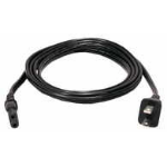 Microconnect PE110718 power cable Black 1.8 m Power plug type A C7 coupler