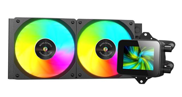 Mars Gaming MLVISION240 computer cooling system Processor All-in-one l