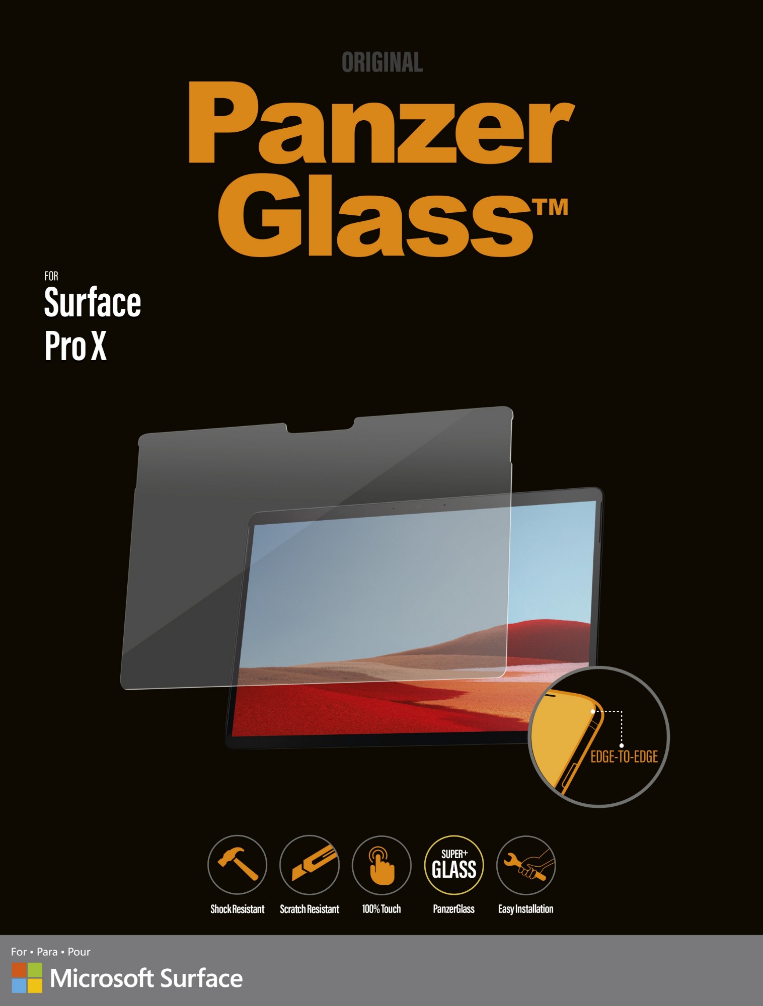 PanzerGlass Microsoft Surface Pro X/Pro 8 AB