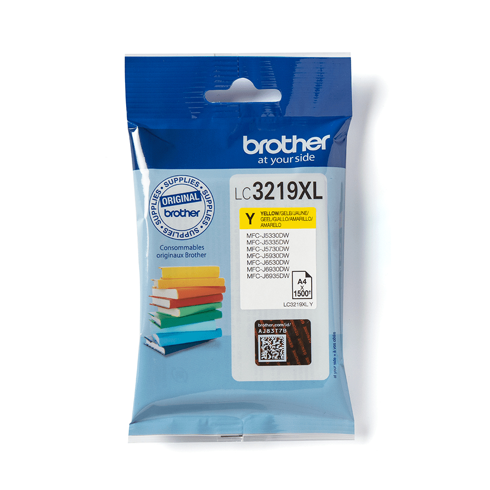 Image of Brother LC-3219XLY Ink cartridge yellow, 1.5K pages ISO/IEC 24711...