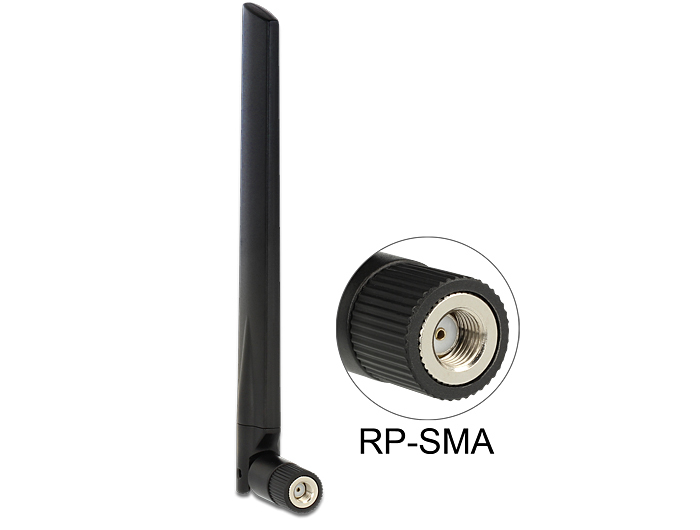 Image of DeLOCK 88898 network antenna Omni-directional antenna RP-SMA 5 dBi