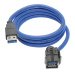 Tripp Lite U324-003-KJ USB cable 35.8" (0.91 m) USB 3.2 Gen 1 (3.1 Gen 1) USB A Black, Blue