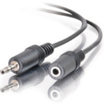 C2G 1.5ft 3.5mm Stereo Audio Extension Cable M/F audio cable 17.7" (0.45 m) Black