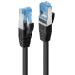 Lindy 47180 networking cable Black 3 m Cat6a S/FTP (S-STP)